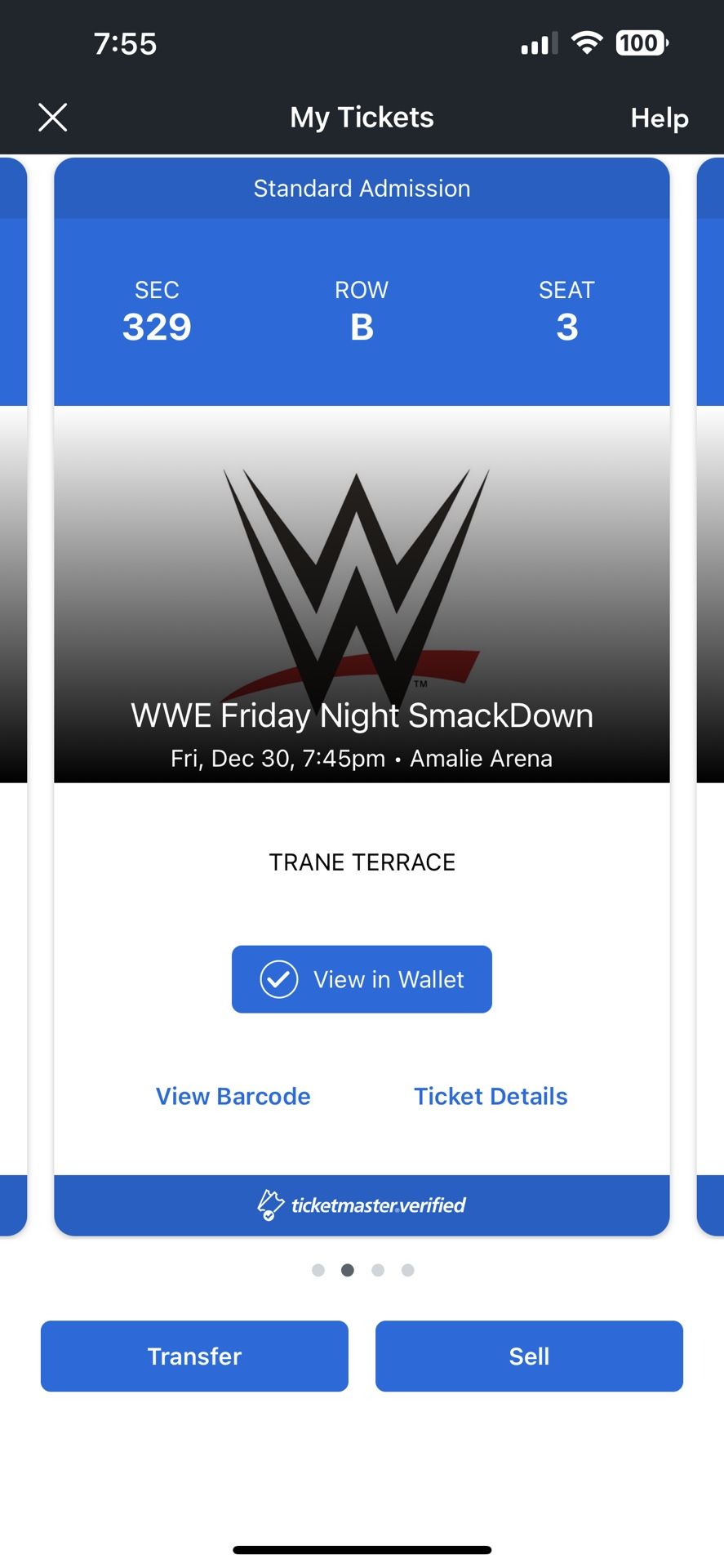 4 Wwe Tickets