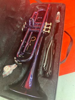 Nice Purple Trumpet with New Mouthpiece and Valve Oil $180 Firm