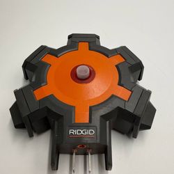 RIDGID Jobsite Power Outlet Hub Multi Plug Adapter Garage Tool Splitter
