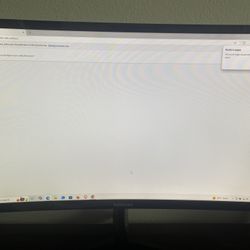 Samsung 144 hz monitor curved 1080p 27’