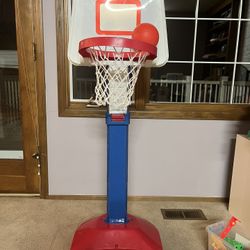 Adjustable Basketball Hoop With Ball