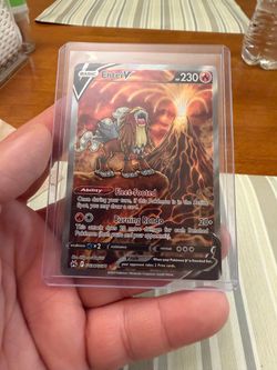 Pokemon crown zenith entei v ultra rare