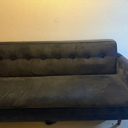 Mid Century Blue Sofa couch