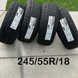 Set Of Firestone Firehawk Pursuit AWT 245/55R18 103V is a high-performance all-weather