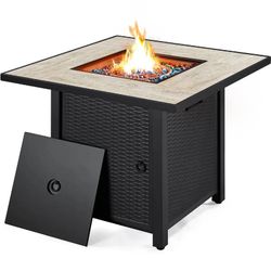 30 Inch Outdoor Propane Fire Pit Table