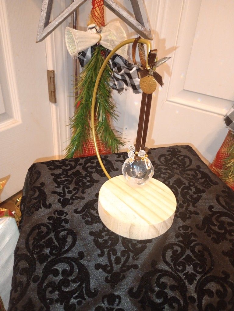 Crystal Sun Catcher - Chocolate "Gold Drops of Letters"