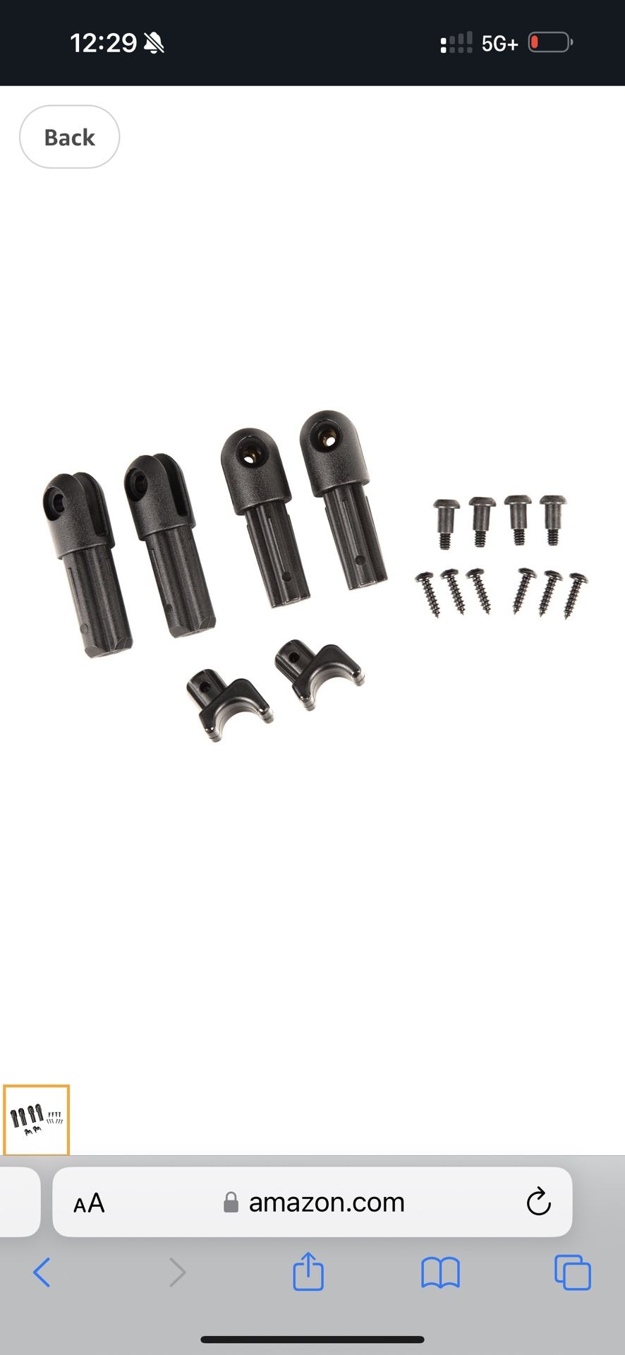 TJ Soft Top Bar Kit H/D Bow Knuckle Kit $ 30