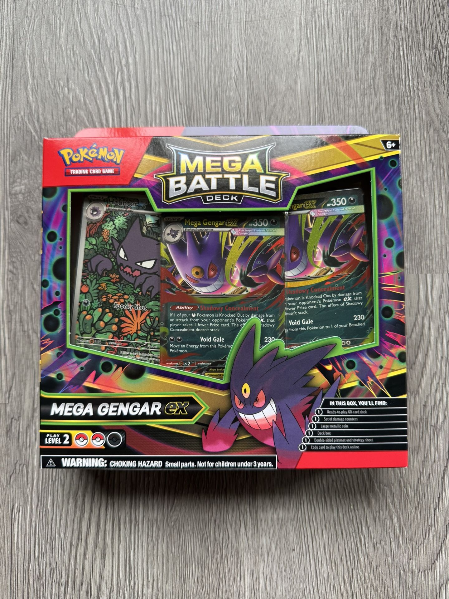NEW Pokémon Mega Battle Deck Mega Gengar EX
