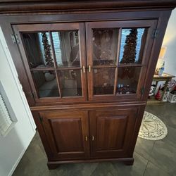 lighted cabinet