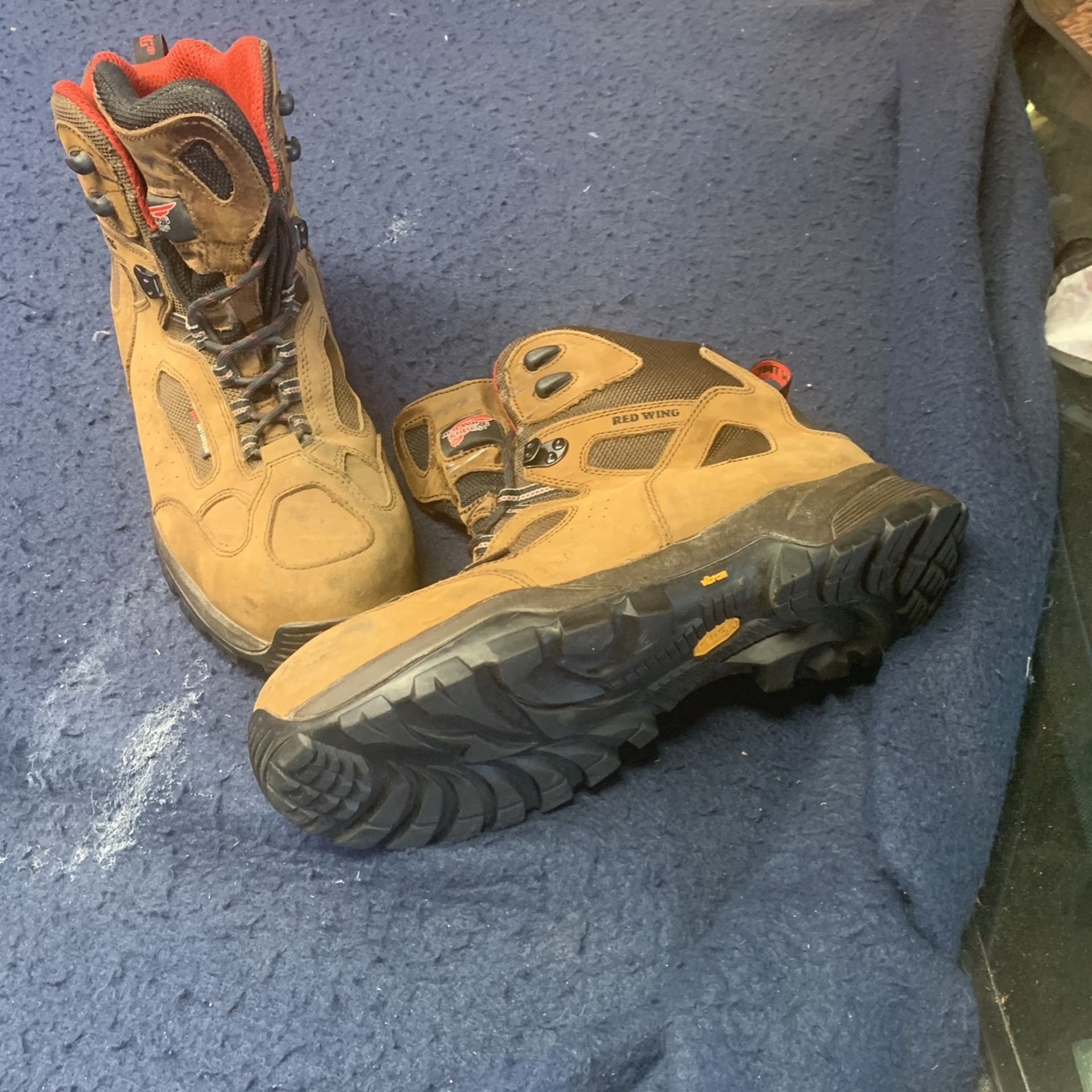 Red Wing Steel Toed Boots Size 12