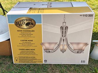 ✨ Hampton Bay Nove 5-Light Chandelier – Excellent Condition ✨