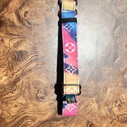 FOR SALE: Custom LV Medium/Large  Dog Safety Collar - $30