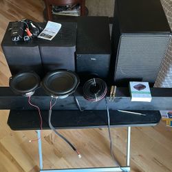 Jbl Speakers TCL Sub Speaker 5 Inch Samsung Sub 6.5 Bluetooth Receiver Onn Sound Bar Amp Adapter 15 Feet Wire 