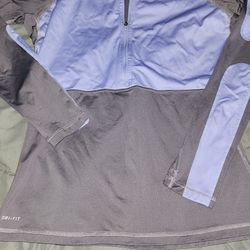 Nike Half Zip Purple Jacket Long Sleeve