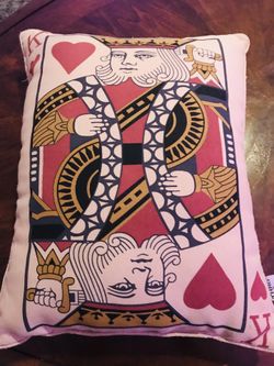 Thro by Marlo Lorenz King of Hearts Couch, Bed Pillow