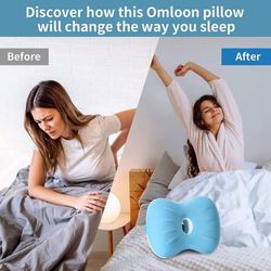 Knee Leg Pillow For Side Sleepers Memory Foam Sleeping Cushion Hip Pain  Relief