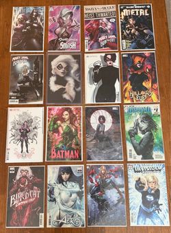 16 Marvel & DC Female Superhero Comics – Variants – Pickup Los Alamitos Only
