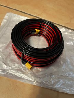XT60 Extension Cable 50FT, 10AWG Tinned Copper Wire with XT60 Male to Female Connectors