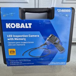 Kobalt Led Inspection Camera & Case with Memory Card -BRAND NEW