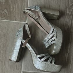 Elegant Rose Gold High Heels 