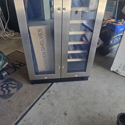 Insignia 21-Bottle or 128-Can Dual Zone Wine and Beverage Cooler