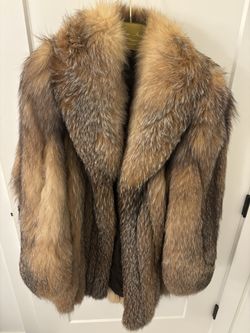 100 % Full Crystal Fox Stroller FUR Coat Unisex $3,300  Or o.b.o 