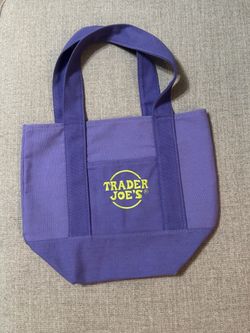 Trader Joe's Mini Canvas Tote Bag