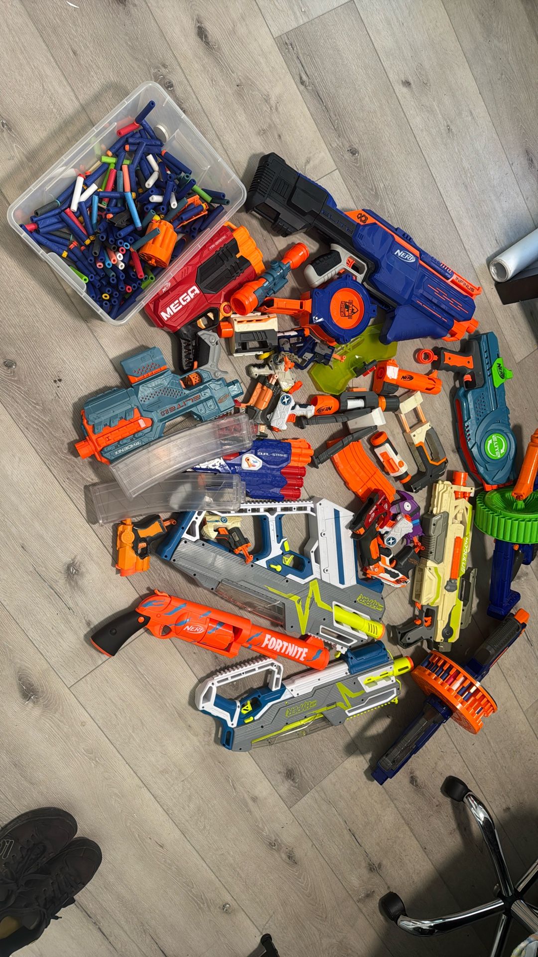 Lot Of Nerf Guns