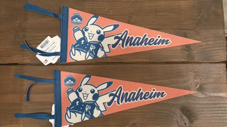 Pokemon World Championships Anaheim 2025 Pennant Flag Varsity