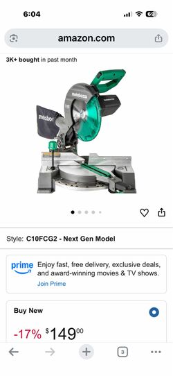 Metabo miter saw