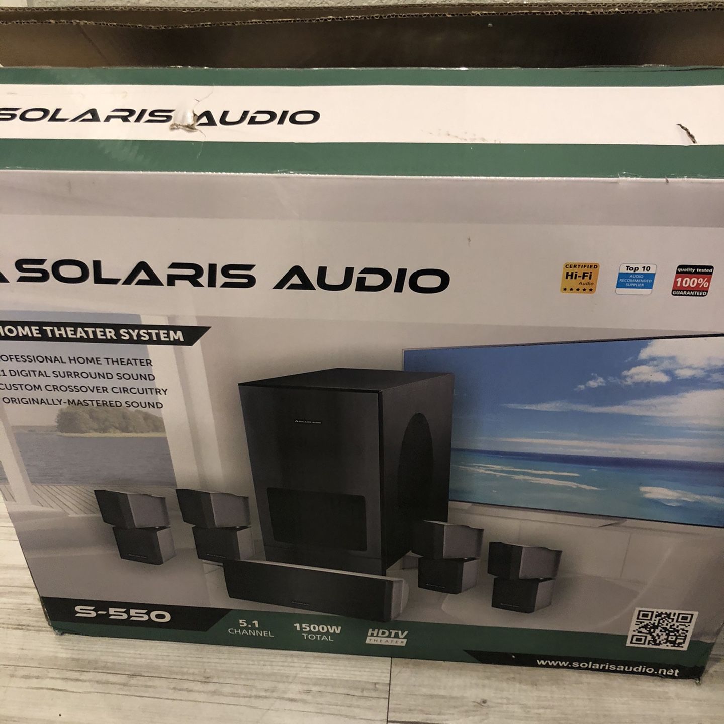 Solaris Audio S-550 Home Theater System