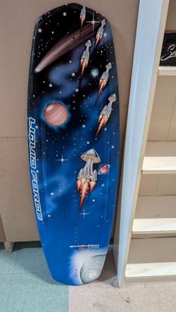 Liquid Force Evolution 128 Wakeboard Vintage Space Graphic Board