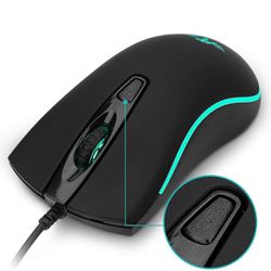 Rii Wired Mouse, Computer Mouse with Blue Backlit,USB