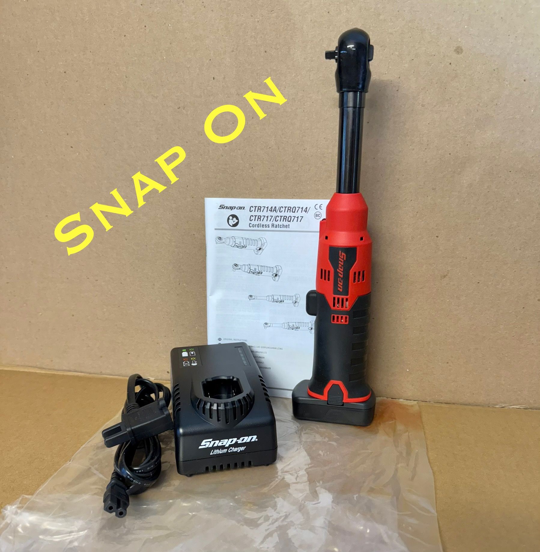 Snap On 14.4v - 1/4" Drive - LONG NECK - Ratchet Kit ((($400 OBO )))) ❗️Brand New ❗️