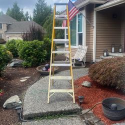 Louisville 8 Foot Fiberglass Ladder 