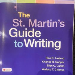 The St. Martin’s Guide to Writing