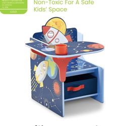 Kids Chair Desk With Storage 