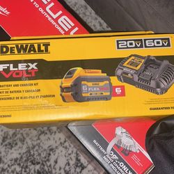 Dewalt Flex Volt 6ah Battery And Charger 