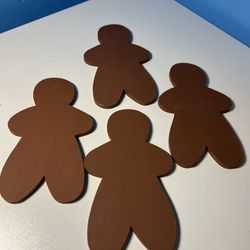 Wooden Gingerbread Men - Unfinished