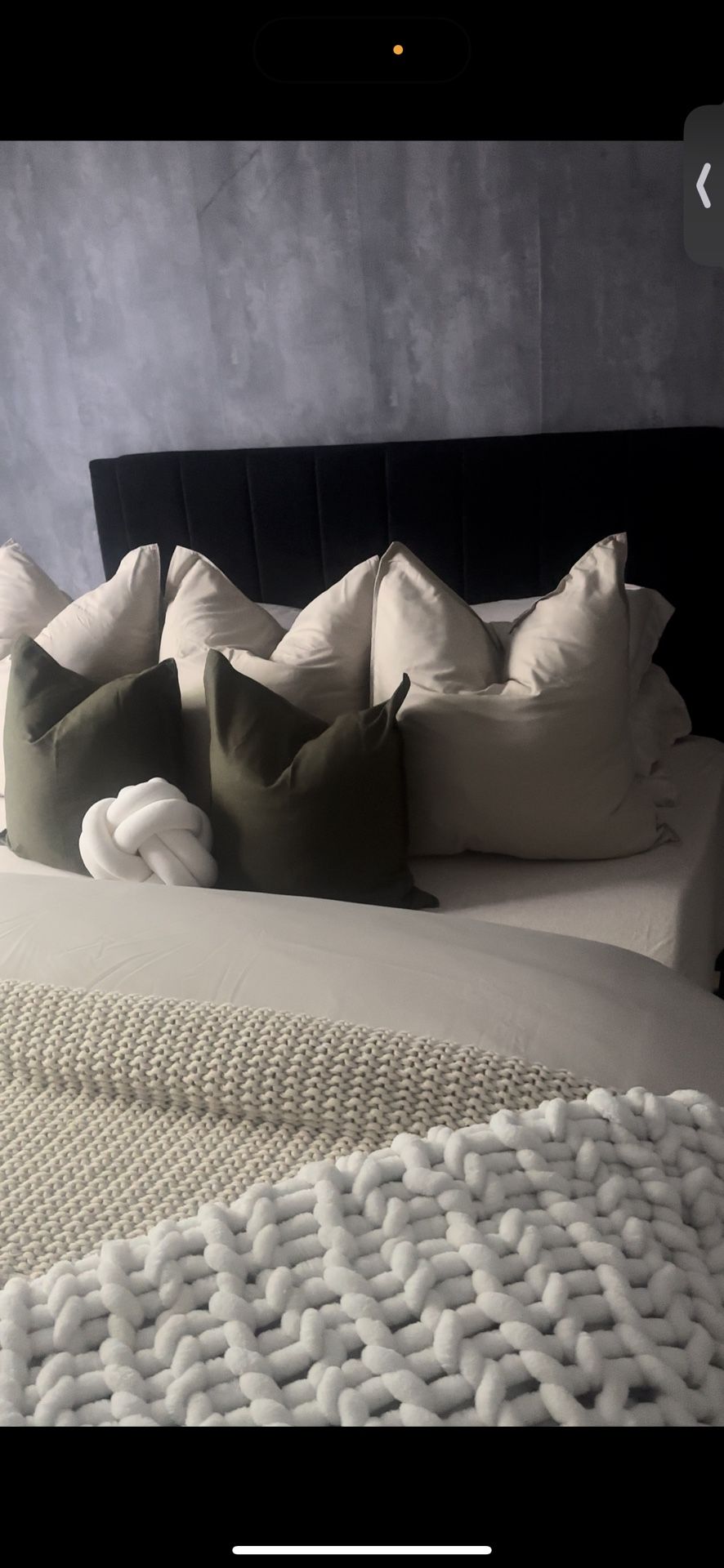 Black Queen Size Bedframe