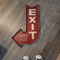 Decorative Exit Sign