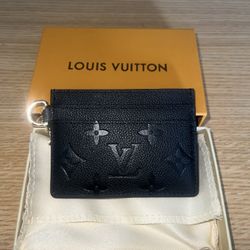 Louis Vuitton Black Charm Card Holder