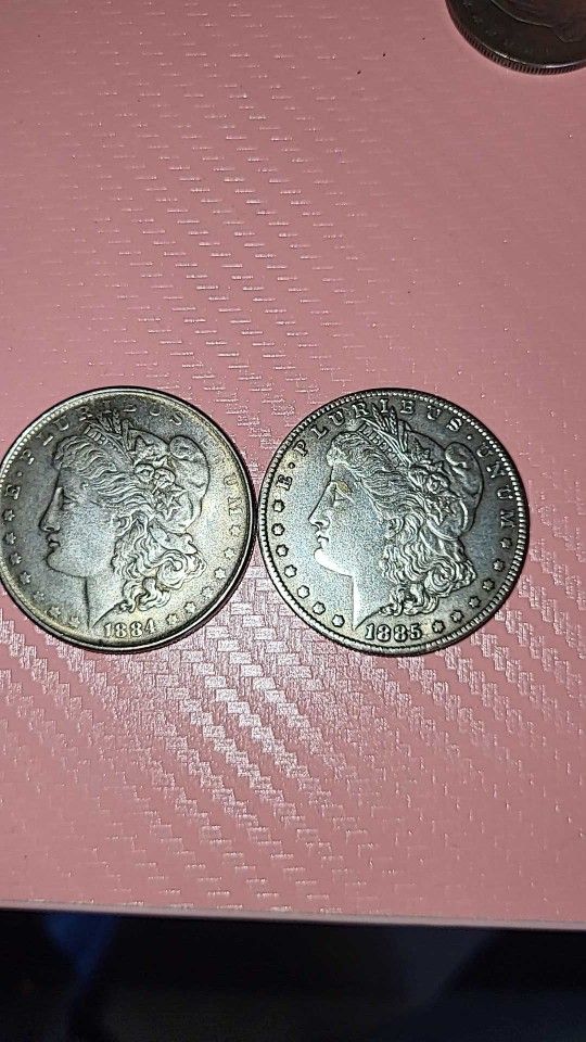 Two Commemorative TRIBUTE To The Morgan Dollars