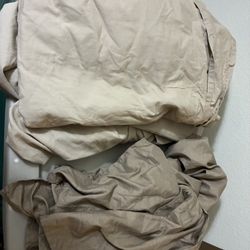 Tan Twin Bedding Set