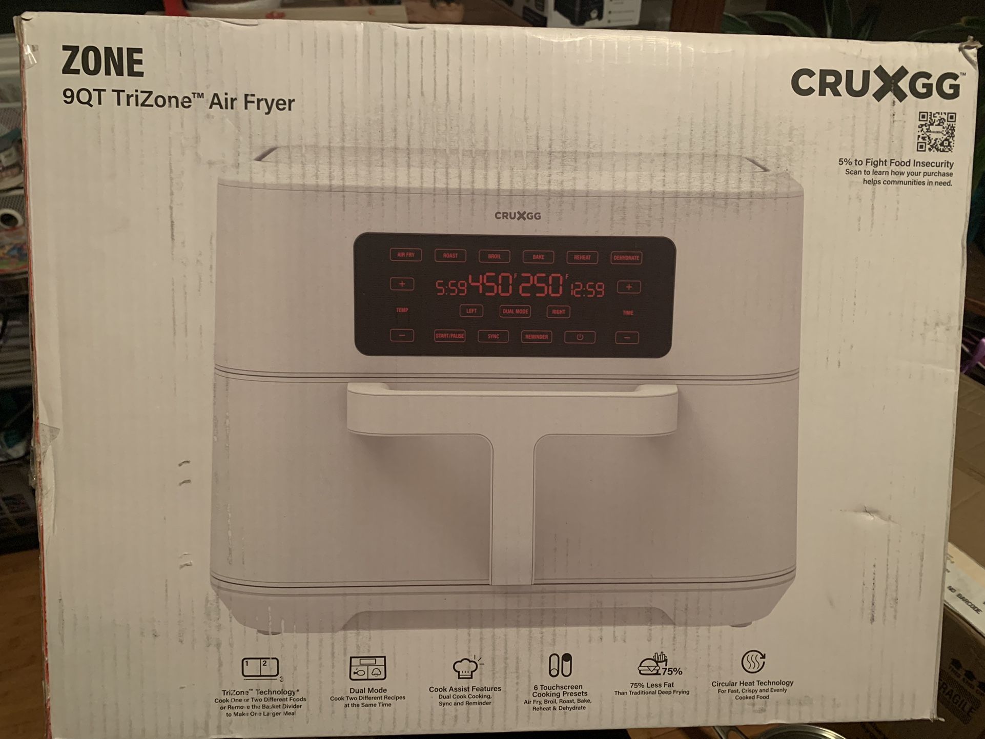 Cruxgg Air Fryer 9qt