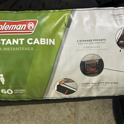 Coleman  Instant Tent 4 Person 1 minute setup, WATERPROOF! Only $80