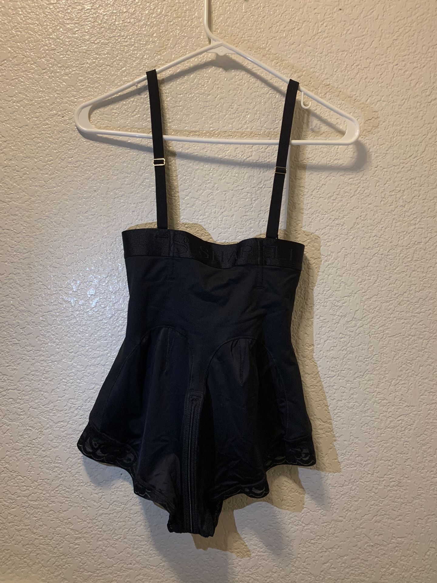 , tummy control bodysuit with adjustable shoulder straps,