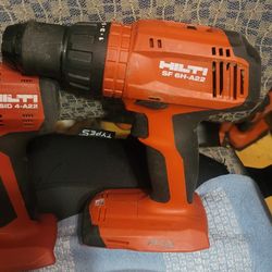 Hilti Hammer Drill Set and impact driver