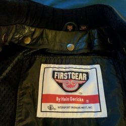 WOMEN'S HEIN GERICKE-BLACK ALL LEATHER MOTORCYCLE JACKET