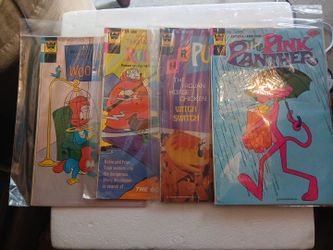 Vintage comic books by Whitman